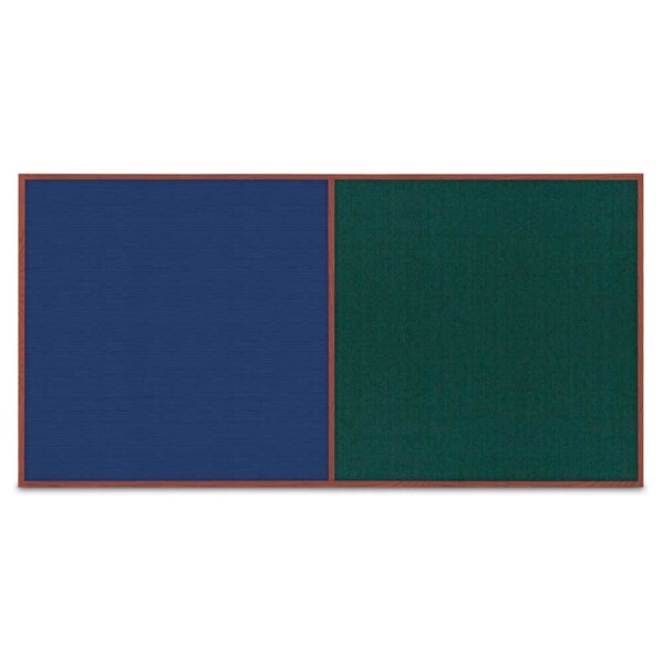 Enclosed Corkboard, 1 Door, 72"x48", 4" Fra